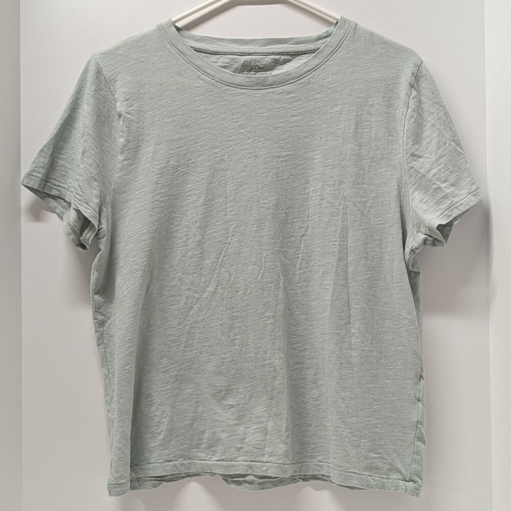 J. Crew Vintage Cotton Tee in Light Blue